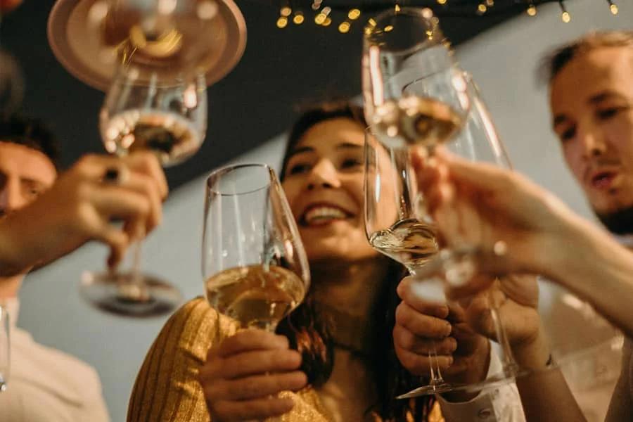 Photo de collaborateurs au repas de fin d'année d'entreprises 2024 au Bistro Yonnais, restaurant à La Roche-sur-Yon